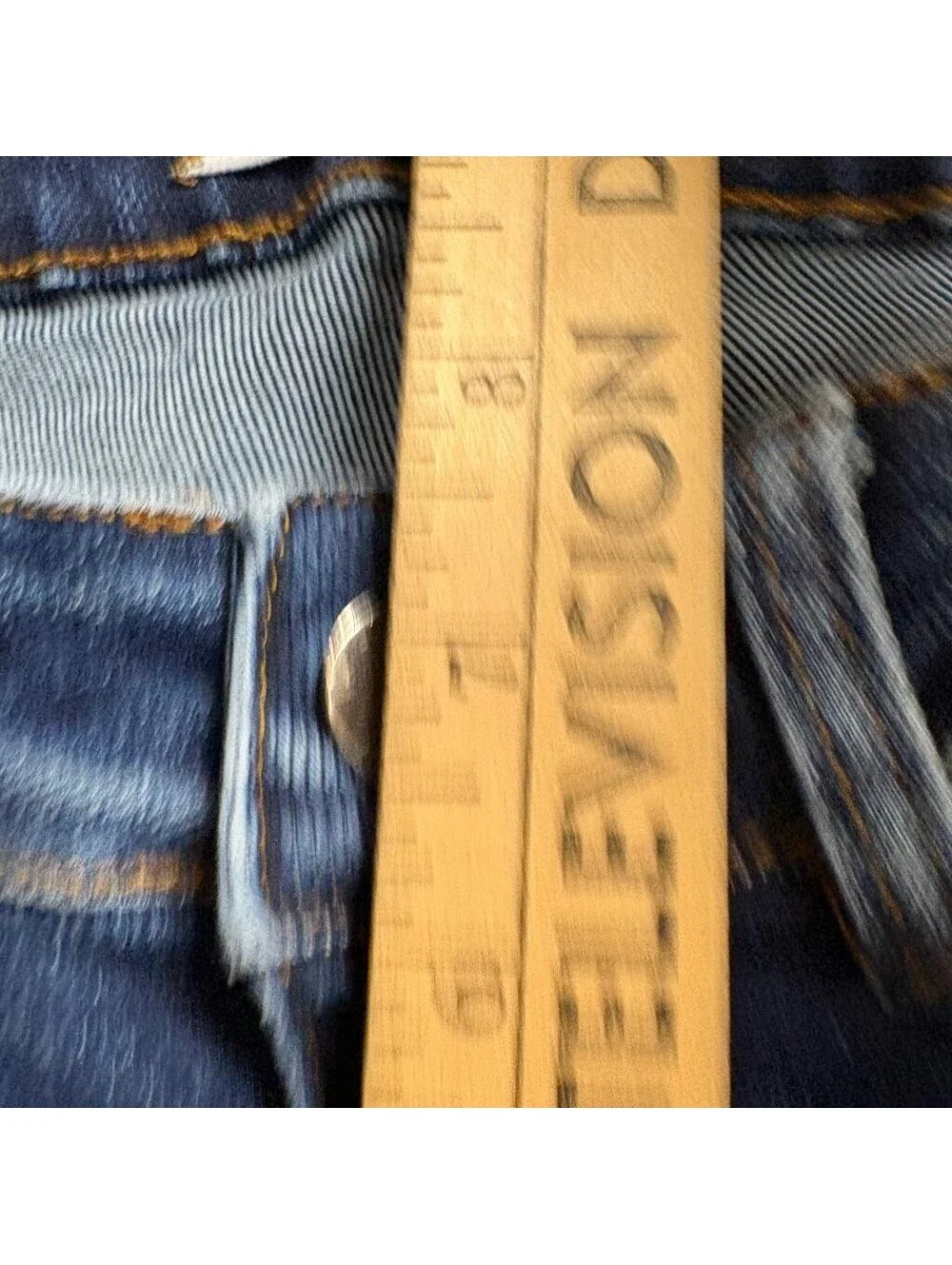 Disclosure Flare Jeans Womens Size 0/24 Blue Denim Stretch Mid Rise